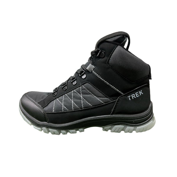 CTR Trek-2 - High Ankle Light Weight Trekking and Hiking Shoes - Black - OutdoorTravelGear.com