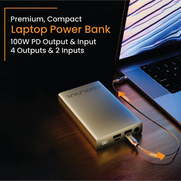 Laptop Power Bank - 100W - 74Wh - 20000mAh - OutdoorTravelGear.com