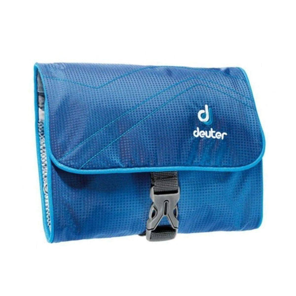 Wash Bag I - Toiletry Bag - Midnight Blue + Turquoise - OutdoorTravelGear.com