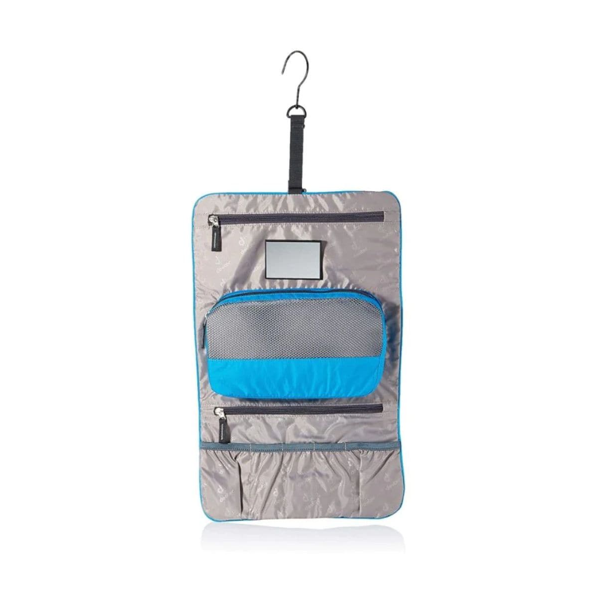 Wash Bag II - Toiletry Bag - Midnight Blue + Turquoise - OutdoorTravelGear.com