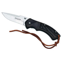 Black Fox Defcon 5 Pocket Knife with Partly Wooden Handle - BF-75 - OutdoorTravelGear.com