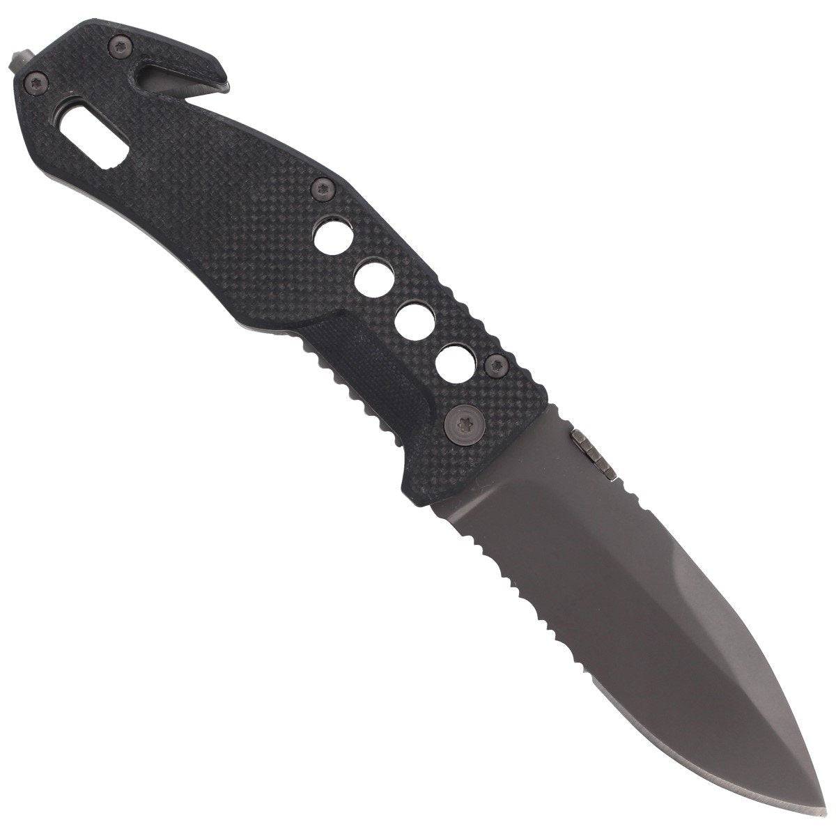 Black Fox Tactical Rescue Folding Knife - BF-115 - OutdoorTravelGear.com