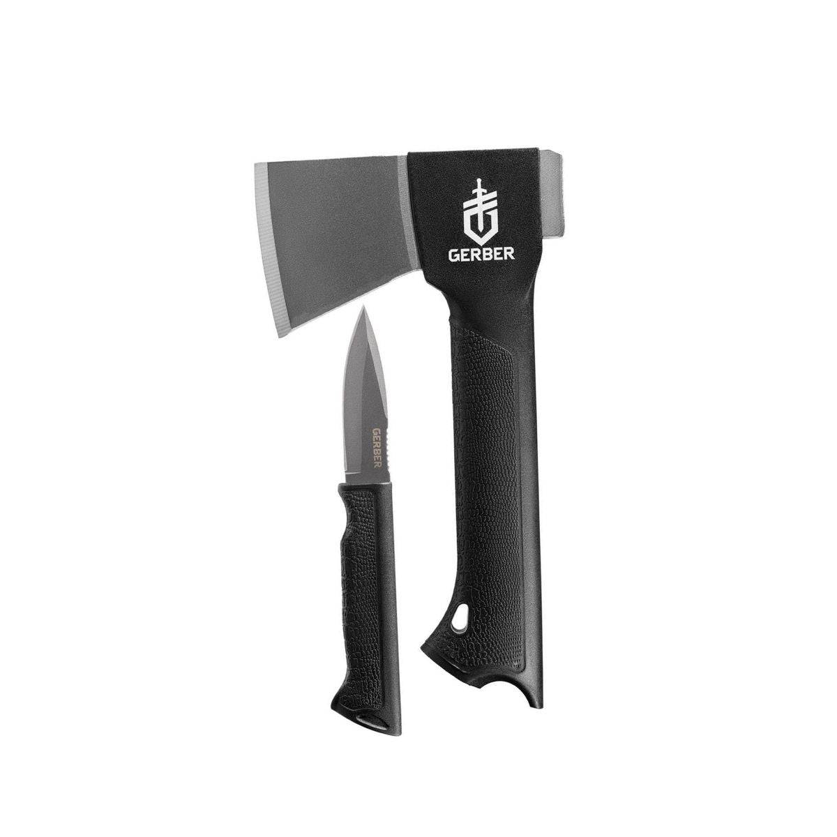 Gator Combo Axe and Knife + Sheath - OutdoorTravelGear.com