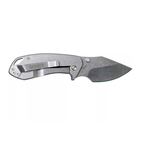 Kettlebell Clip Folding Knife - Grey - OutdoorTravelGear.com