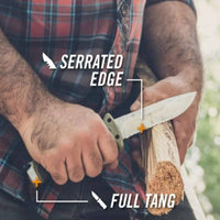 Ultimate Survival Fixed Blade Knife - OutdoorTravelGear.com