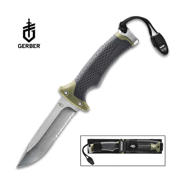 Ultimate Survival Fixed Blade Knife - 30-001830 - OutdoorTravelGear.com