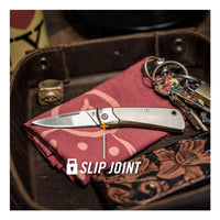 Wingtip Modern Pocket Folding Knife - Green - 30-001662 - OutdoorTravelGear.com