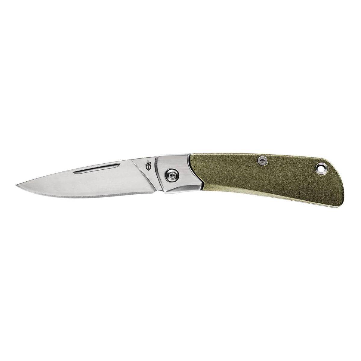 Wingtip Modern Pocket Folding Knife - Green - 30-001662 - OutdoorTravelGear.com