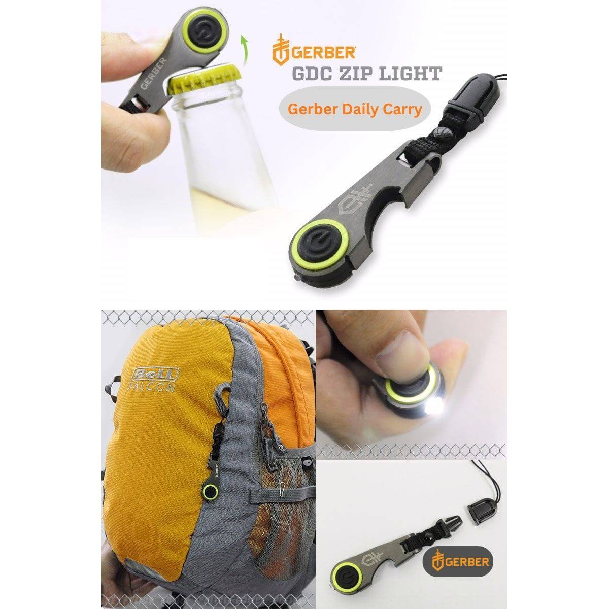 GDC (Gerber Daily Carry) Essential Zip Light+ - OutdoorTravelGear.com