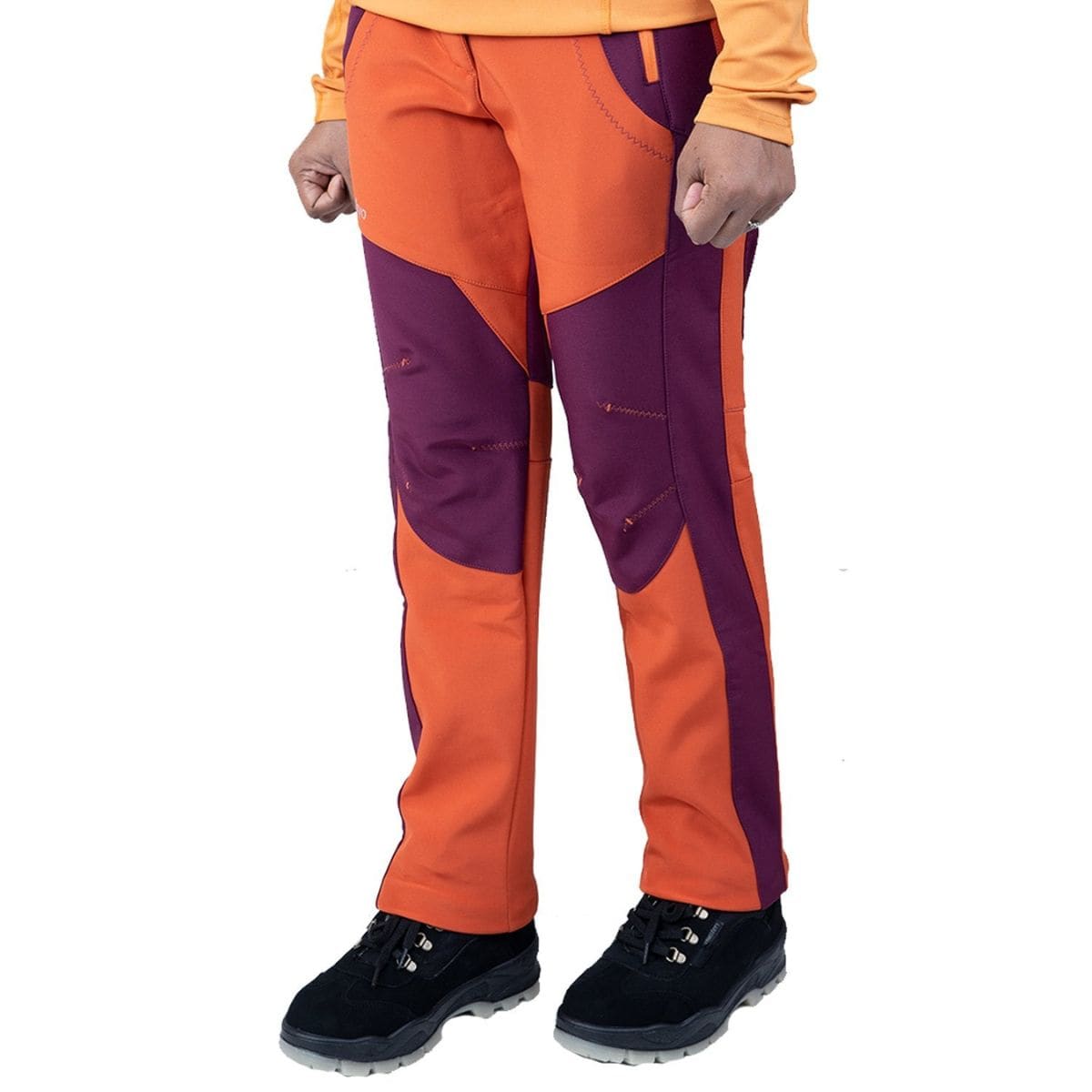 Women's K2 Cold Weather Trekking & Outdoor Pants - Sherpa Series - Orange - OutdoorTravelGear.com