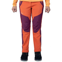 Women's K2 Cold Weather Trekking & Outdoor Pants - Sherpa Series - Orange - OutdoorTravelGear.com