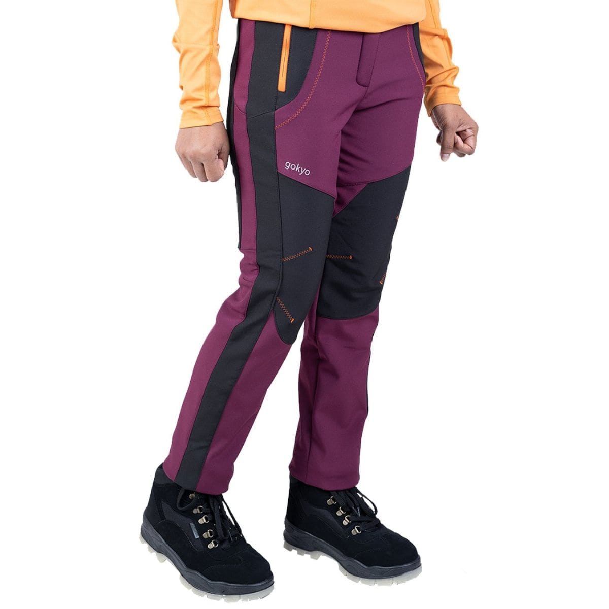 Women's K2 Cold Weather Trekking & Outdoor Pants - Sherpa Series - Wine - OutdoorTravelGear.com