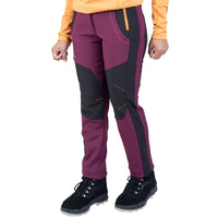 Women's K2 Cold Weather Trekking & Outdoor Pants - Sherpa Series - Wine - OutdoorTravelGear.com