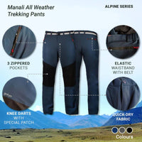 Manali All Weather Trekking Pants - Alpine Series - OutdoorTravelGear.com