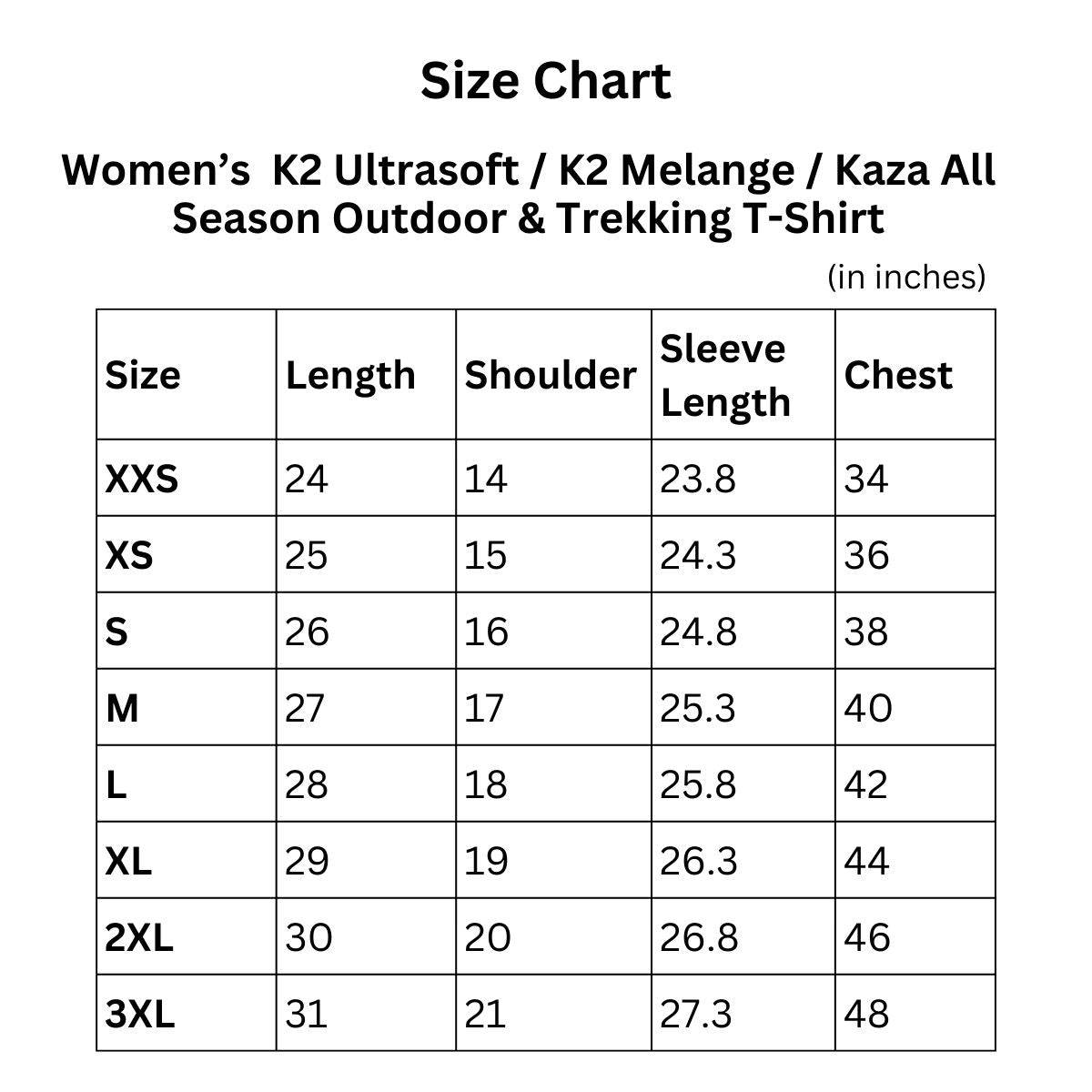 Women's K2 Melange Trekking T-Shirt - Sherpa Series - Olive Grey - OutdoorTravelGear.com