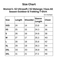 Women's K2 Melange Trekking T-Shirt - Sherpa Series - Olive Grey - OutdoorTravelGear.com