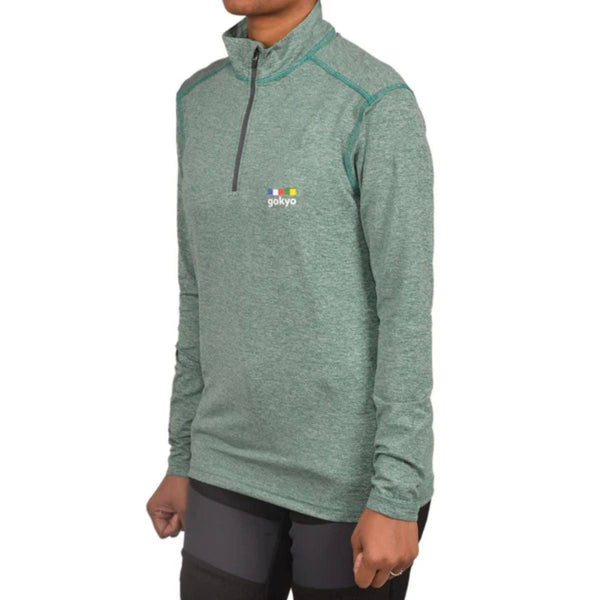 Women's Kaza All Season Outdoor & Trekking T-Shirt - Alpine Series - Dark Green - OutdoorTravelGear.com