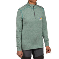 Women's Kaza All Season Outdoor & Trekking T-Shirt - Alpine Series - Dark Green - OutdoorTravelGear.com