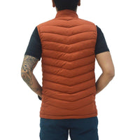 K2 Down Vest Jacket - Sherpa Series - Rust - OutdoorTravelGear.com