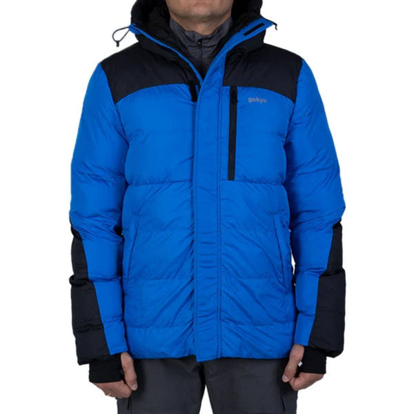 Annapurna Down Jacket upto -20°C - Sherpa Series - Blue - OutdoorTravelGear.com