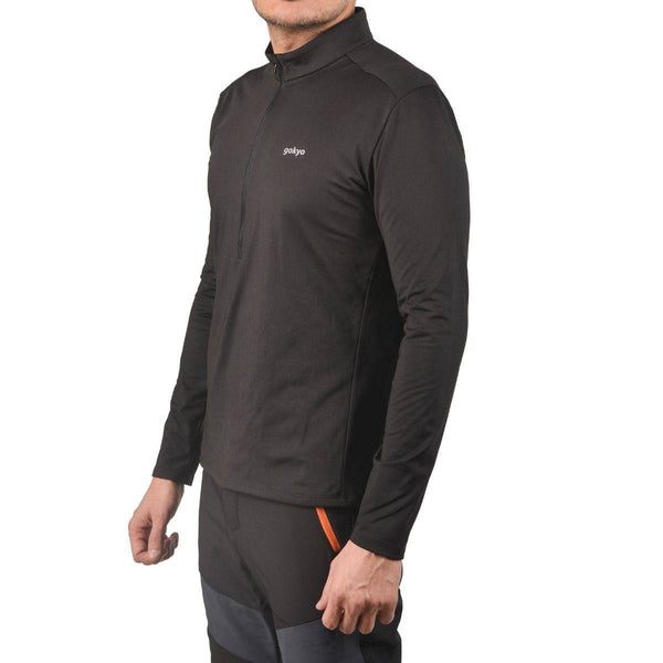 K2 Base Layer Thermal Top - Sherpa Series - Black - OutdoorTravelGear.com