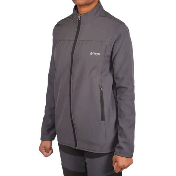 Women's Kaza Soft Shell Insulated Fleece Jacket - Alpine Series - Grey - OutdoorTravelGear.com