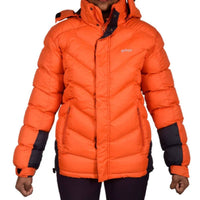 Women's K2 Survivor Down Jacket upto -20°C - Sherpa Series - Orange - OutdoorTravelGear.com