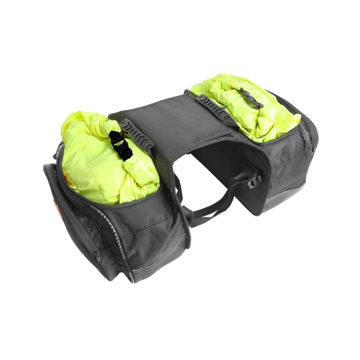 Mustang 50L Saddlebags with Rain Covers & Dry Bags - Black - OutdoorTravelGear.com