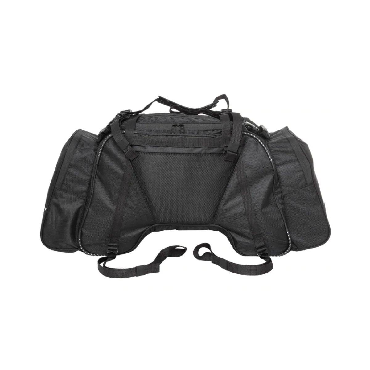 Rhino 70L Tail Bag with Rain Cover and Dry Bag - Black - OutdoorTravelGear.com