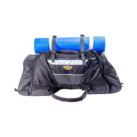 Rhino 70L Tail Bag with Rain Cover and Dry Bag - Black - OutdoorTravelGear.com