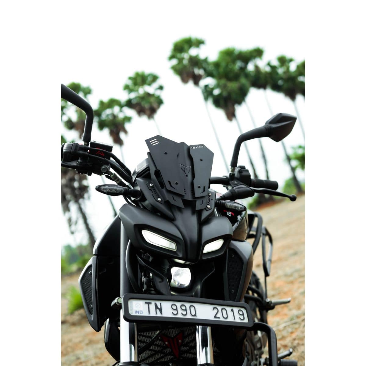 Yamaha MT15 Metal Visor - Coloured - OutdoorTravelGear.com