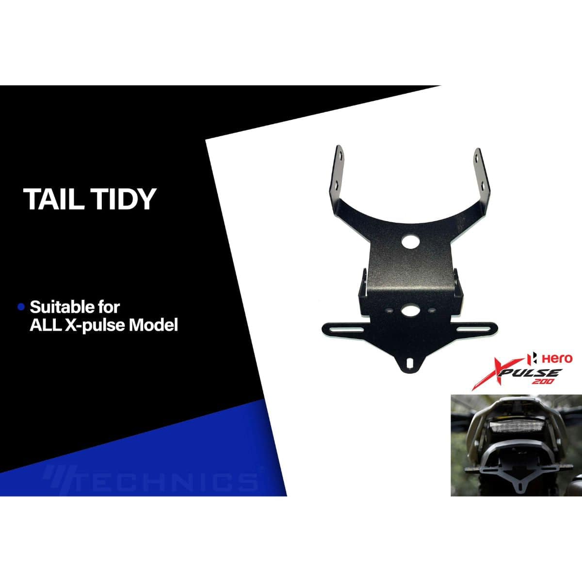 Hero Xpulse 200 Tail Tidy/Number Plate Holder - OutdoorTravelGear.com