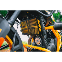 Radiator Guard for RE Himalayan 450  - Yellow - OutdoorTravelGear.com