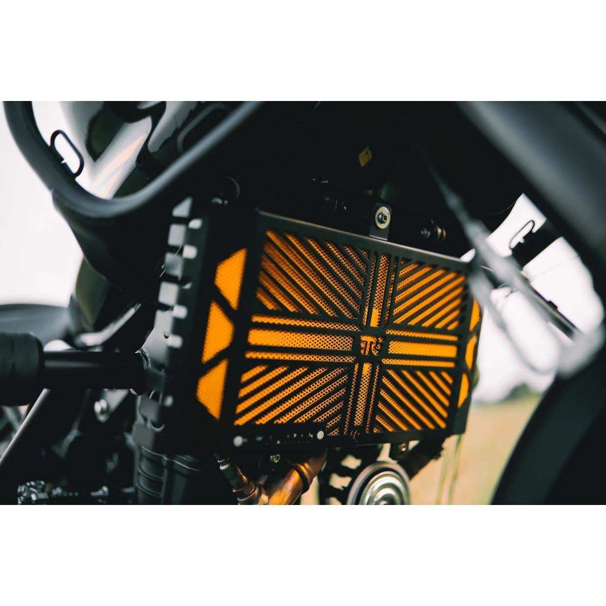 Radiator Guard for RE Himalayan 450  - Yellow - OutdoorTravelGear.com