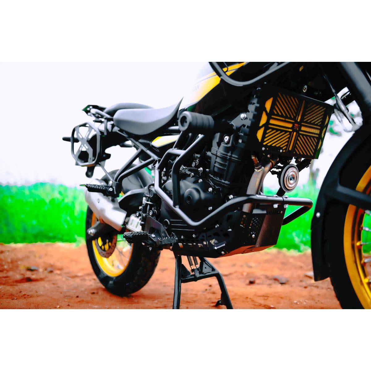 Radiator Guard for RE Himalayan 450  - Yellow - OutdoorTravelGear.com