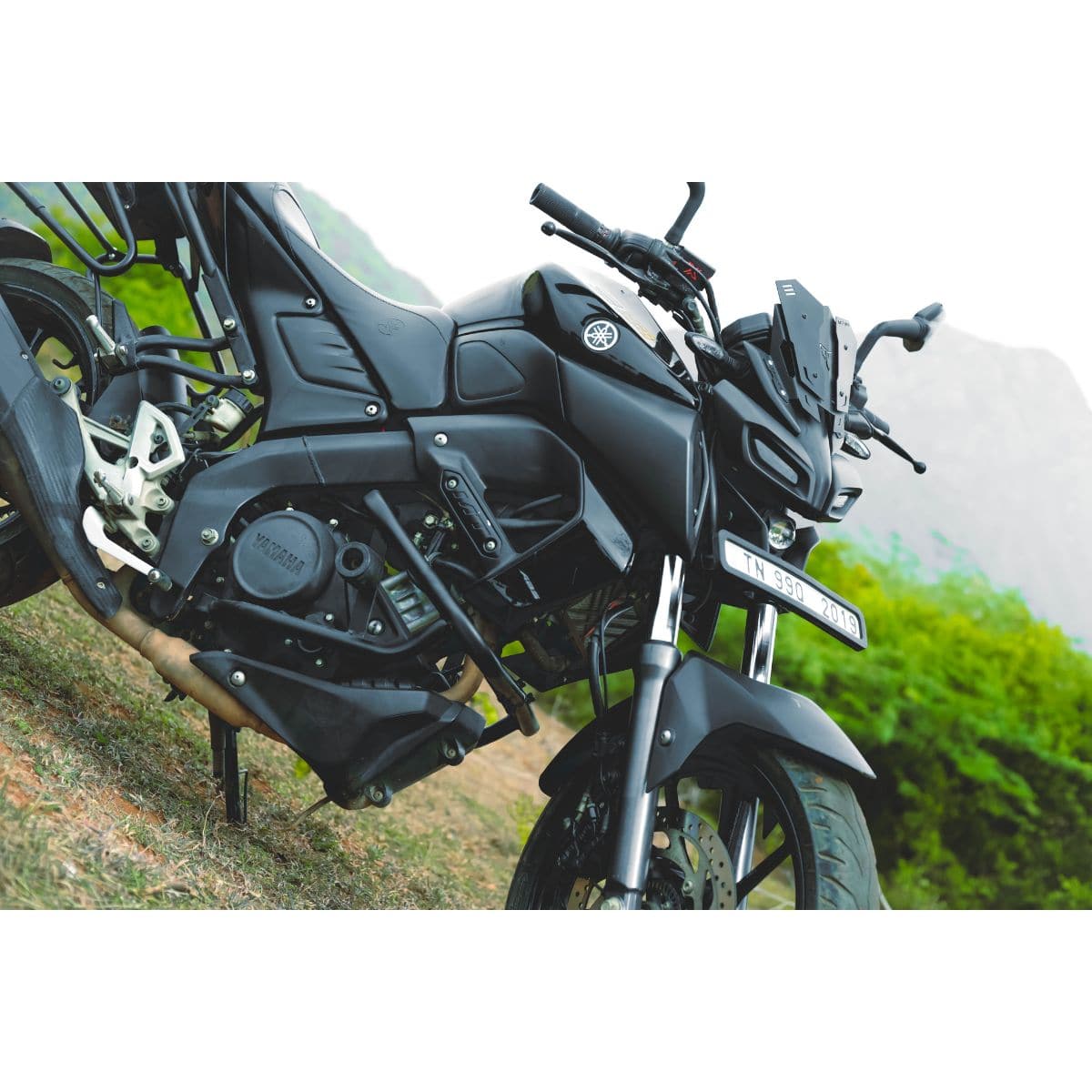 Yamaha MT15 Crash Guard with Small Slider