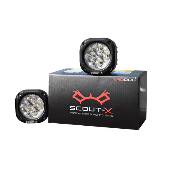 Scout-X Auxiliary Light for Motorcycles - 20 Watts - Version 2 - OutdoorTravelGear.com