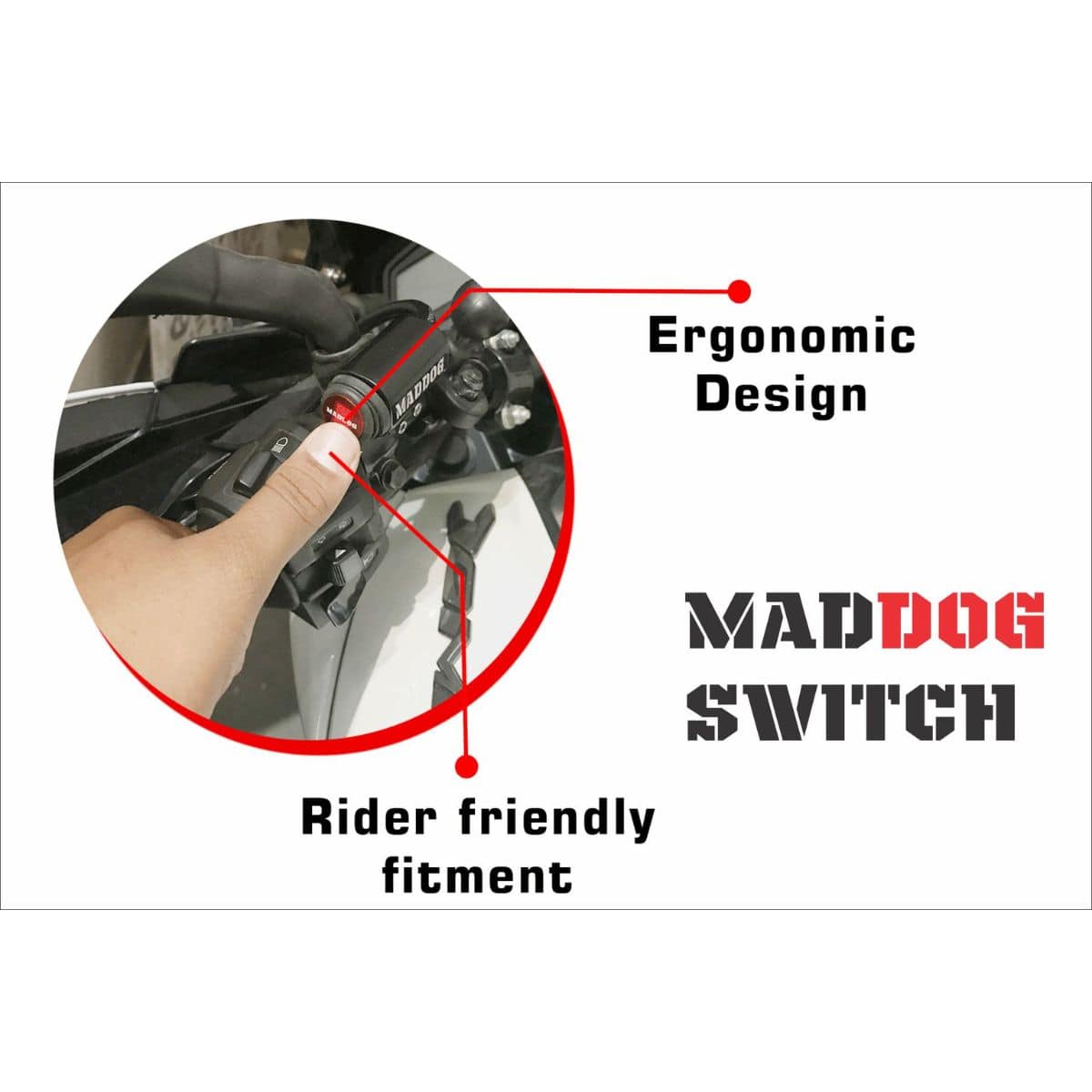 Switch for Auxiliary and Ancillary Electricals for Motorcycles