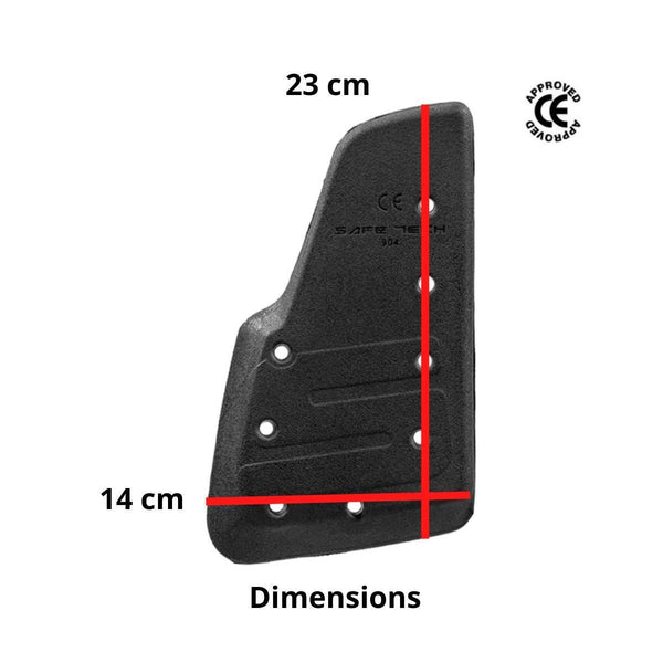 Safetech Viscoflex Armour Insert - Level 1 - Chest - One Pair - OutdoorTravelGear.com