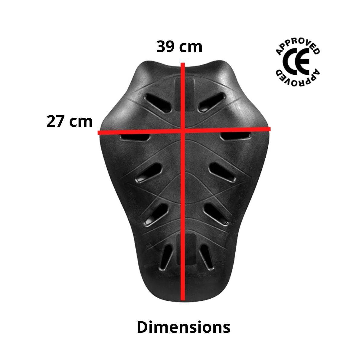 Safetech Viscoflex Armour Insert - Level 2 - Back - Medium - OutdoorTravelGear.com