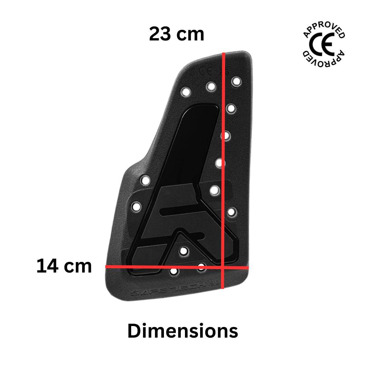 Safetech Viscoflex Armour Insert - Level 2 - Chest - One Pair