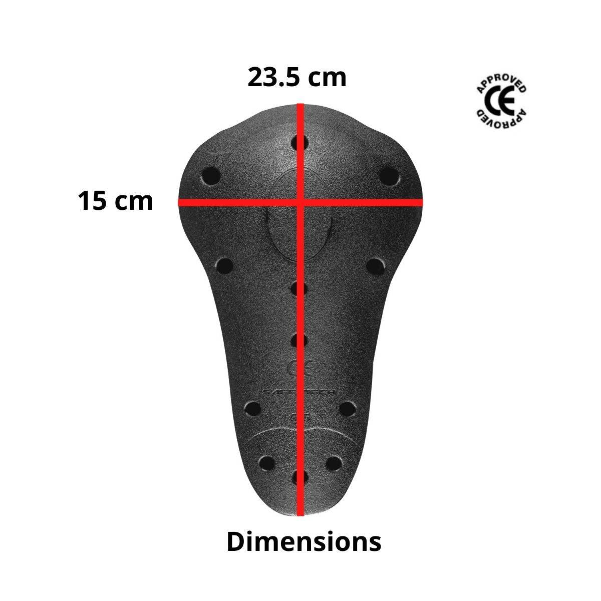 Safetech Viscoflex Armour Insert - Level 2 - Elbow / Knee - One Pair - OutdoorTravelGear.com