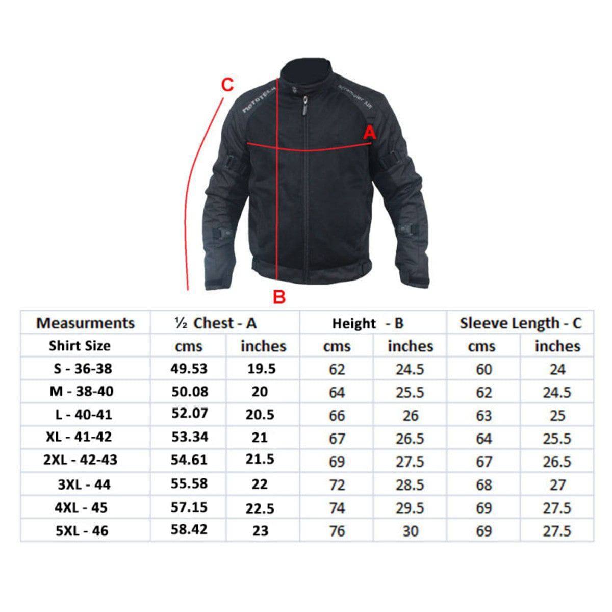 Scrambler Air Motorcycle Riding Jacket v2 - Black - Level 2 - OutdoorTravelGear.com