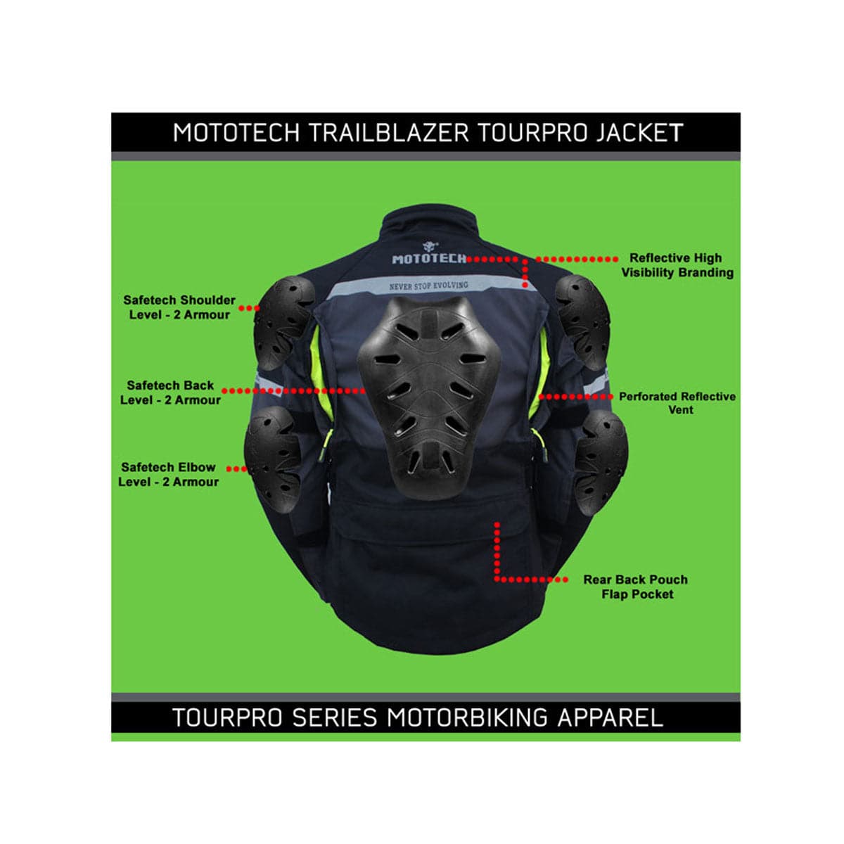 Trailblazer TourPro Riding Jacket - Level 2 - OutdoorTravelGear.com