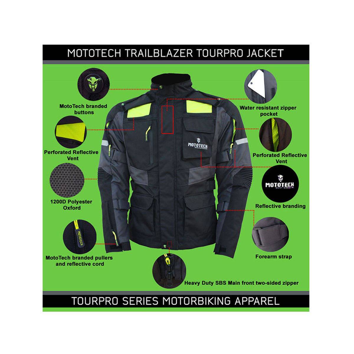 Trailblazer TourPro Riding Jacket - Level 2 - OutdoorTravelGear.com