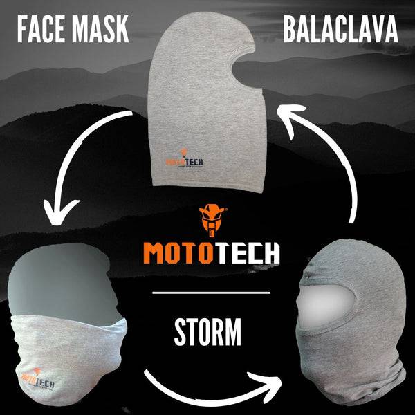 Storm Balaclava - Grey - OutdoorTravelGear.com