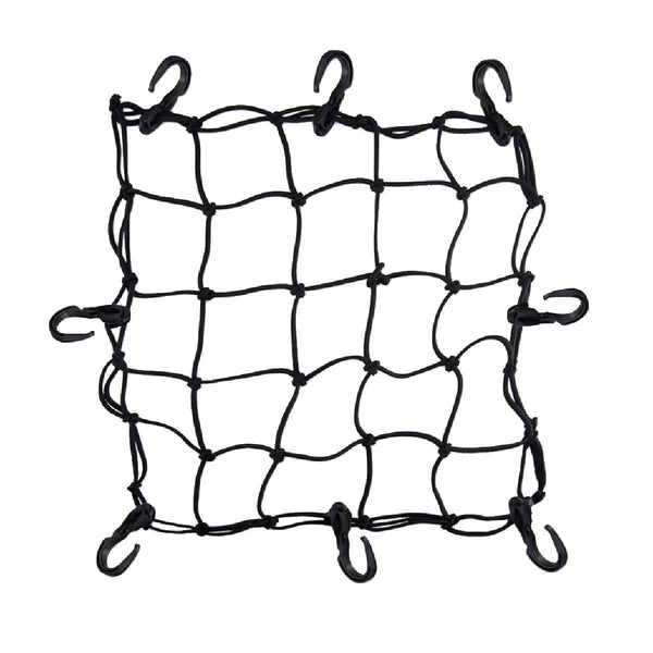 Flexi Hook Bungee Net - 15"x12" - Black - OutdoorTravelGear.com