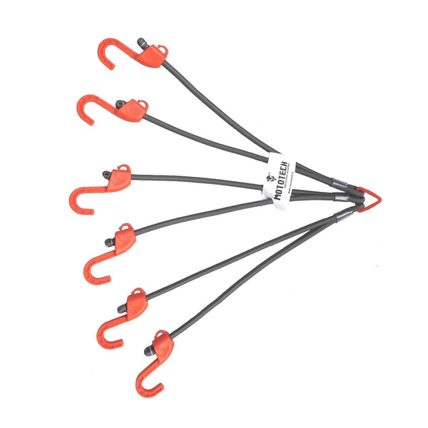 Hexapod Bungee Tie-down System - 32" / 80cms - Grey + Orange - OutdoorTravelGear.com