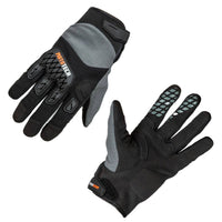 Reflex Air Flo Dual-Sport Motorcycle Riding Gloves - Grey - OutdoorTravelGear.com