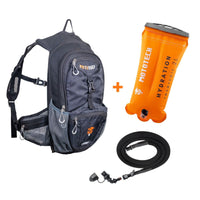 Hydration Reservoir Water Bladder - 2L + Stealth Hydration Backpack with Rain Cover - 8L Combo - OutdoorTravelGear.com